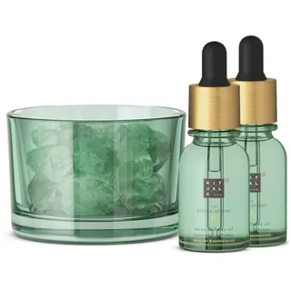 Rituals Raumduft Rituals The Ritual of Jing Stone Diffuser 20ml + Refill 20 ml (Stein-Diffuser mit Refill – Lavendel & Sandelholz für Ruhe & Schlaf)