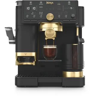 Ninja Luxe Café Pro Kaffeemaschine ES771EUBK David Beckham Limited Edition Schwarz/Gold