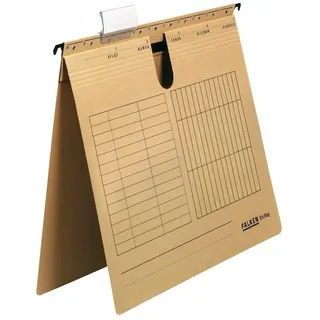 Falken Hängehefter UNIREG Karton natronbraun 1 x kaufmännische Heftung, 25 St.