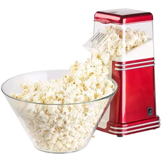 Rosenstein & Söhne XL-Heißluft-Popcorn-Maschine für bis zu 100 g Mais, 1.200 Watt