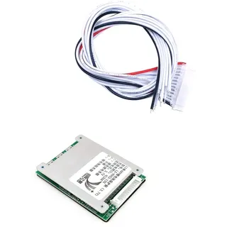 DollaTek 48V 20A 13Series BMS PCB Protection Board mit Balancing für Li-Ion Cell 18650 Battery