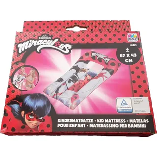 Kindermatratze Miraculous - Ladybug & Cat Noir / Luftmatratze ca. 67 x 43cm