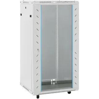vidaXL 22U Netzwerkschrank auf Rollen 19" IP20 60x60x120 cm