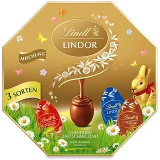 Lindt Lindor 8 Stück, 3 Sorten: 144 g