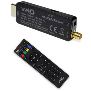 WWIO TRINITY T2 TV Stick RCU 2 in 1