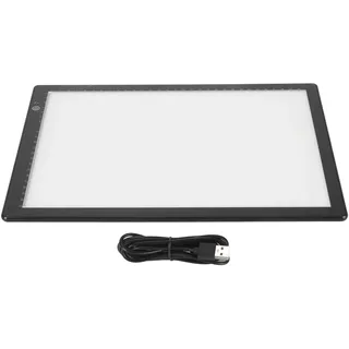 Dia-Viewer-Lichtpad, Ultradünnes Lichtpad Im A4-Format, Hintergrundbeleuchtung mit 3 Helligkeitsstufen, Dia-Viewer-Lichtbox Zum Scannen von Filmnegativen und Alten Dias