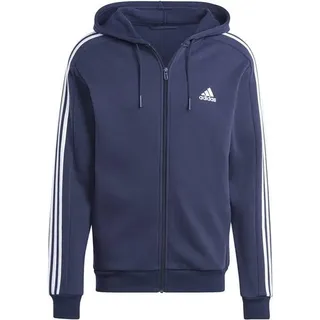 adidas Essentials Fleece 3-Stripes Full-Zip Hoodie