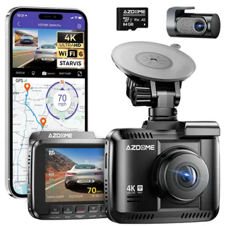 Azdome GS63H Pro 4K Dash Cam Rckfahrkamera Kit