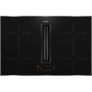 Miele KMDA 7473 FR-U Silence - Induktionskochfeld mit Dunstabzug mit 5 Jahre Garantie, Vollintegriert, 80 cm