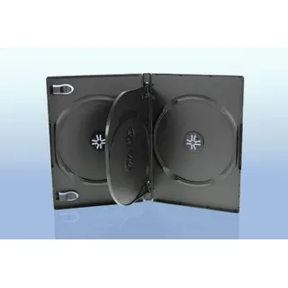 5 DVD Hüllen/Farbe: schwarz / 4er 4fach DVD Box