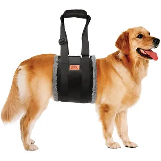 Verstellbare Hunde-Tragehilfe, Tragbarer Tragegurt zur Rehabilitation für behinderte, verletzte oder ältere Hunde - Hundegeschirr als Gehhilfe für kleine und große Hunde