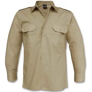 Mil-Tec Diensthemd Langarm beige, Größe XXL