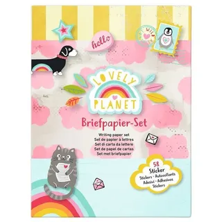 Moses MOSES. VERLAG 026289 Lovely Planet Briefpapier-Set