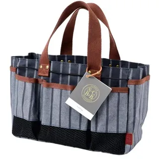 Burgon & Ball Sophie Conran Gartenwerkzeug-Aufbewahrungstasche mit 8 Taschen | 100% Baumwolle | Wasserabweisende Beschichtung | abwischbares Futter |