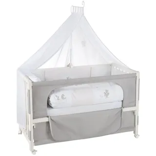 roba Room Bed Beistellbett weiß inkl. Komplettset fox & bunny