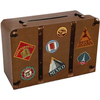 SANTEX Reise-Spardose 24 x 16 x 10 cm
