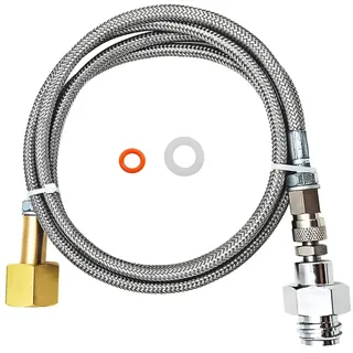 AdapterHochdruckschlauch 150cm für grössere CO2 Flaschen geeignet für Wassers...