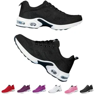 Orthocare Schuhe Damen Orthopädische Ergonomische Schmerzlinderungs-Schuhe Laufschuhe Sommer Atmungsaktive Joggingschuhe Bergexperten Sneaker Leichte Sportschuhe Turnschuhe für Frauen Walkingschuhe - 36 EU