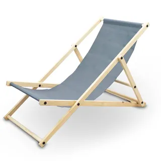 BITUXX Klappliege 122 x 60 x 82 cm Anthrazit