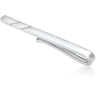 KUZZOI Krawattennadel Herren Basic Klassisch 925 Silber silberfarben