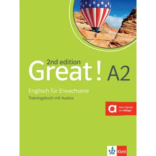 Ernst Klett Verlag Great! A2, 2nd edition: Trainingsbuch + Audios online