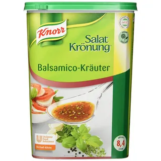 Knorr Salatkrönung Balsamico-Kräuter Dressing (Salatdressing einfach zuzubereiten, flexibel einsetzbare Salatsoße) 1er Pack (1 x 1 kg)
