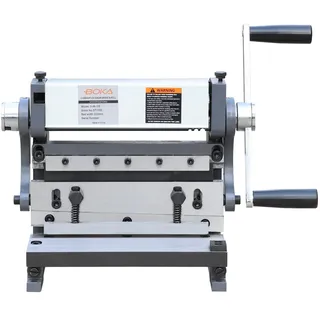 BOKA 3-in-1 Blechbearbeitungsmaschine 200mm, Tafelschere, Biegen & Rundbiegen, Metallbearbeitung, Vielseitige Universalmaschine für Werkstatt & Industrie, 3-IN-1/8