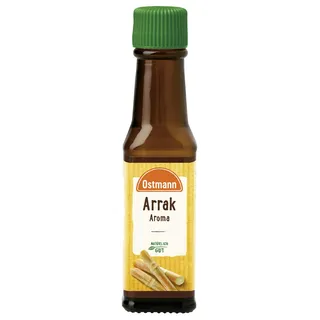 Ostmann Gewürze - Arrak-Aroma | Für raffinierten Geschmack in Kuchen, Desserts und Milchshakes | 100 % natürliche Zutaten | 20 ml im Fläschchen