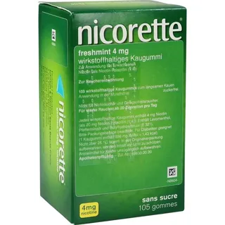 Nicorette Freshmint 4 mg Kaugummi 105 St.