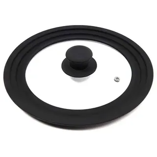 Michelino Silikon-Glasdeckel für Pfannen- (Ø Topfgrößen mit einem Durchmesser von 28-30-32cm