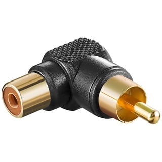 goobay Audio-Adapter Cinch-Stecker > Cinch-Kupplung schwarz (11685)