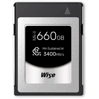Wise CFexpress 4.0 Type B Pro 660GB 3400MB/s Mk-II