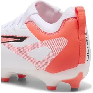 Jr PUMA White-PUMA Black-Glowing Red 35 - 35