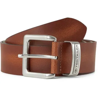 Tom Tailor Gürtel Leder 4 cm braun 120