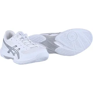 Asics Hallen-Indoorschuhe Gel Rocket 12 (multifunktional/Stabiltät) weiss/silber Damen
