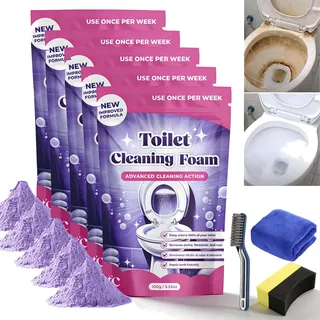 Frizzclean, Fizz Clean Toilettenschaum, Insta-action Fizz Clean Toilettenschaum, Fizz Cl-ean Toilet Cleaner, Fizzclean Wc-reiniger, Fizzclean Wc-schaumreiniger (1 Beutel)