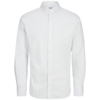 Jack & Jones Junior Langarmhemd JJEAXEL STRETCH SHIRT LS NOOS MNI weiß 116
