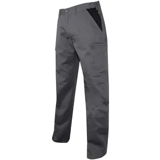 LMA Workwear 1499 PERCEUSE Multipocket Hose, Größe 46, Grau/Schwarz