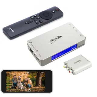 4K-HDMI-Videorecorder mit AV-auf-HDMI-Adapter, RCA, kompatibel mit VHS, VCR, DVR, DVD, Hi8, Mini-DV, Camcorder, Kassettenband, Spielekonsolen, kein PC erforderlich