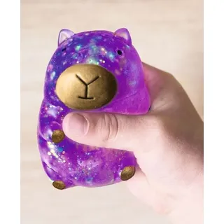 Moses Capybara Glitzer-Knautschi 30 cm Blau