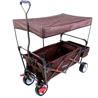 FUXTEC Einsteiger Bollerwagen FX-CT350 Braun