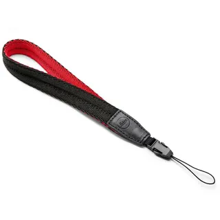 Leica Handschlaufe SOFORT, Stoff, schwarz-rot
