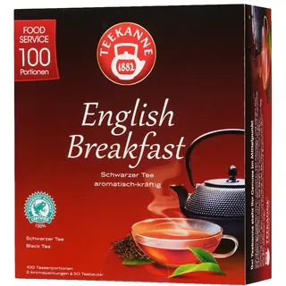 Teekanne English Breakfast Teebeutel 100 x 1,75 g