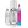 white + 2 PET-Flaschen 1 l + Zylinder