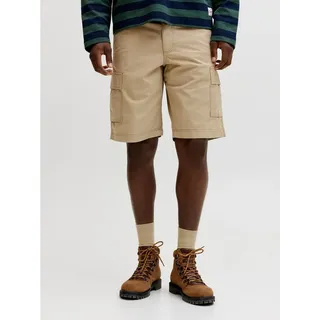 JACK & JONES Cargoshorts JPSTCOLE MATTY CARGO SHORT MID beige S