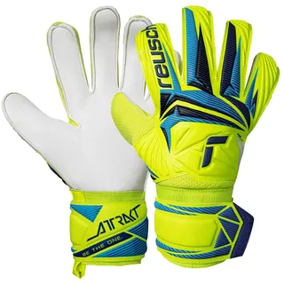 Reusch Torwarthandschuhe Attrakt Solid blau|gelb 9,5