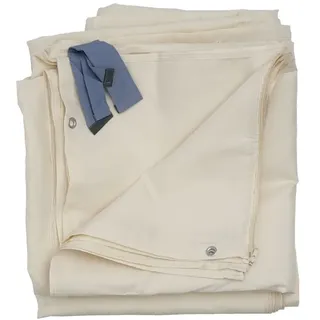 Mendler 4er-Set Seitenwand für Pergola Cadiz, Ersatzseitenwand Pavillon 4x3m, Polyester ~ creme