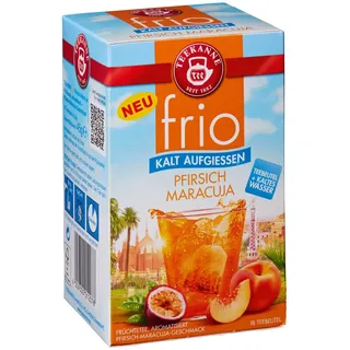 Teekanne Frio Pfirsich-Maracuja Früchtetee 18x2,5 g
