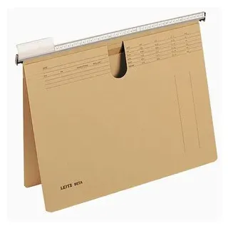 25 Stück Leitz Hängehefter Beta 2512-00-00, A4 natronbraun Karton 250g 4002432305797 Leitz