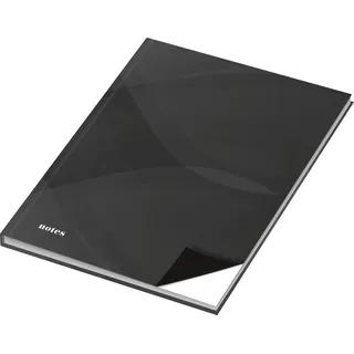RNK Notizbuch notes carbon black blanko, 96 Blatt